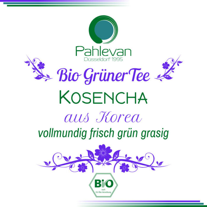 Bio Grüner Tee aus Korea, Kosencha | vollmundig, frisch, grün grasig von Tee Pahlevan