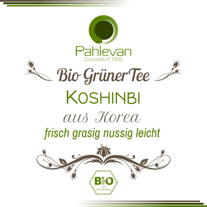 Bio Grüner Tee aus Korea, Koshinbi | frisch, grasig, nussig, leicht von Tee Pahlevan