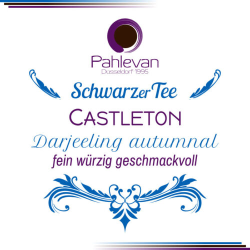 Schwarzer Tee Darjeeling Castleton second flush | fein würzig geschmackvoll von Tee Pahlevan