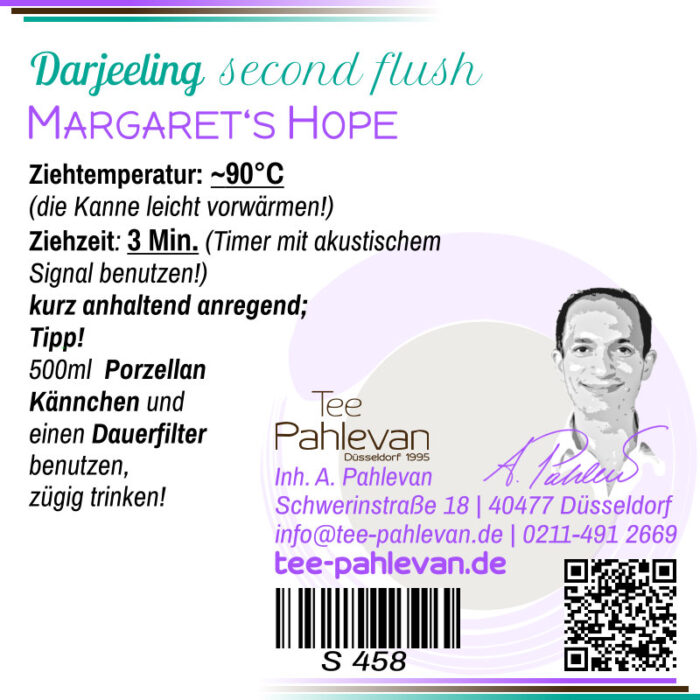 Schwarzer Tee Darjeeling Margaret's Hope second flush | fein herb mittelkräftig würzig von Tee Pahlevan