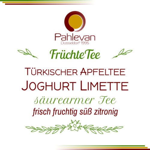 Früchtetee Türkischer Apfeltee Joghurt Limette von Tee Pahlevan