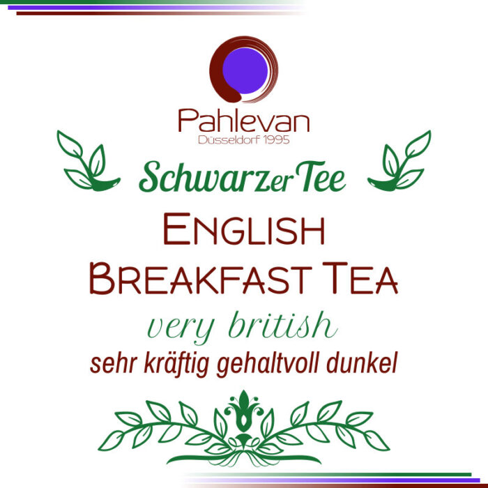 Schwarzer Tee English Breakfast | sehr kräftig gehaltvoll dunkel von Tee Pahlevan