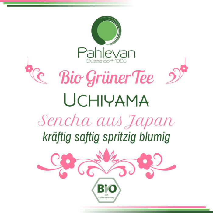 Bio Grüner Tee Sencha Uchiyama | aus Japan kräftig saftig spritzig blumig von Tee Pahlevan