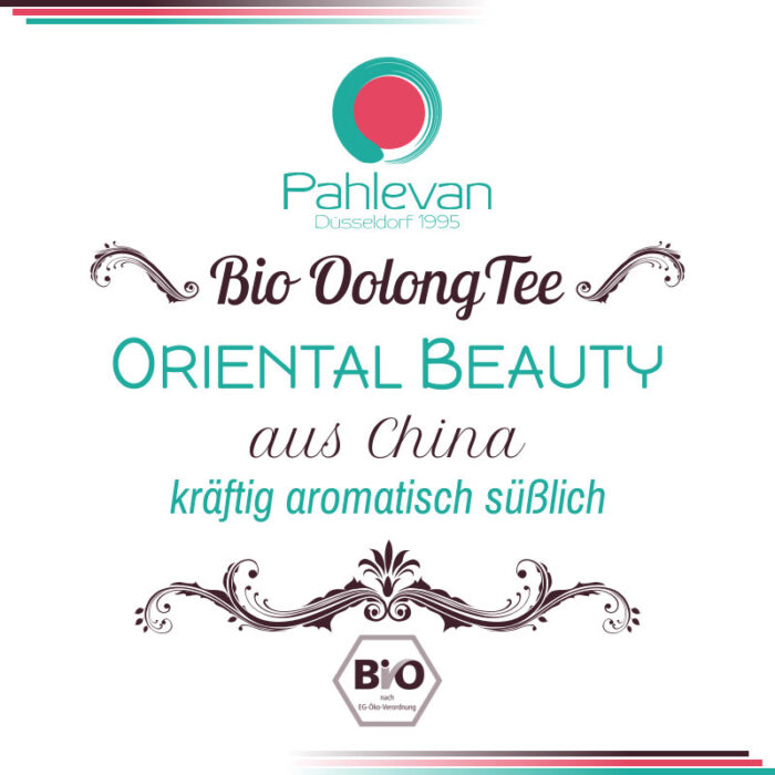 Bio Oolong Tee Oriental Beauty | kräftig aromatisch süßlich Rarität von Tee Pahlevan