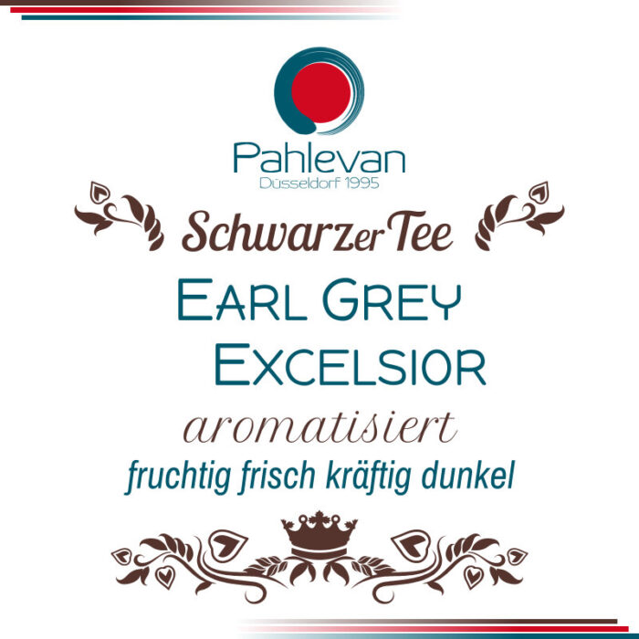 Earl Grey Excelsior | mit Bergamotte fruchtig frisch kräftig dunkel von Tee Pahlevan