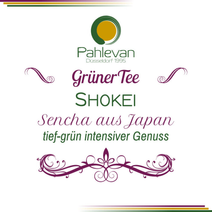 Grüner Tee Sencha Shokei | aus Japan tief-grün intensiver Genuss von Tee Pahlevan