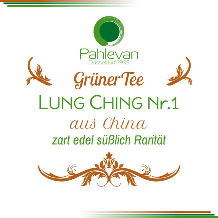 Grüner Tee Lung Ching No. 1 | China zart edel süßlich Rarität von Tee Pahlevan