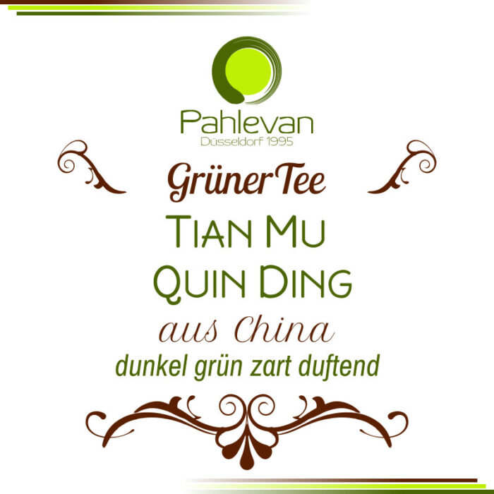 Grüner Tee Tian Mu Quing Ding | China dunkel grün zart duftend von Tee Pahlevan