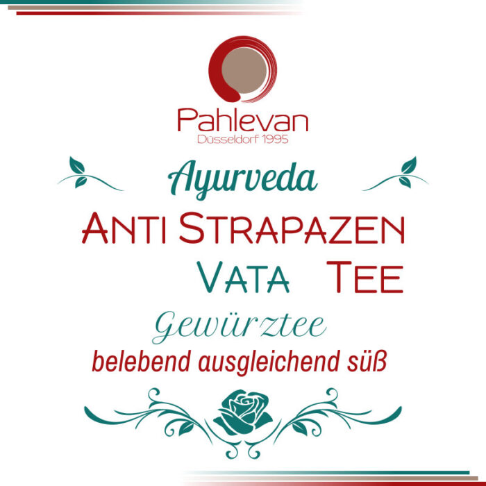 Kräutertee Ayurveda Antistrapazentee | belebend ausgleichend süß von Tee Pahlevan
