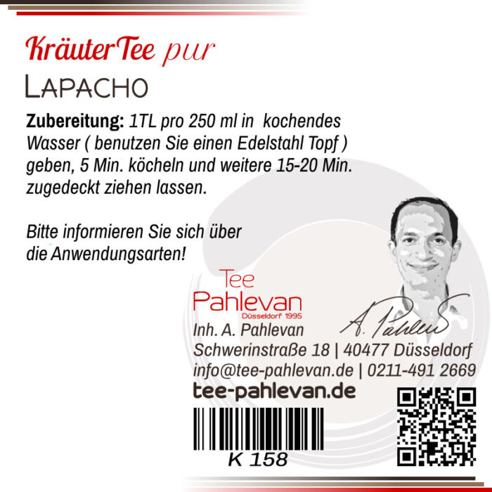 Kräutertee Lapacho | wohlschmeckend süßlich von Tee Pahlevan