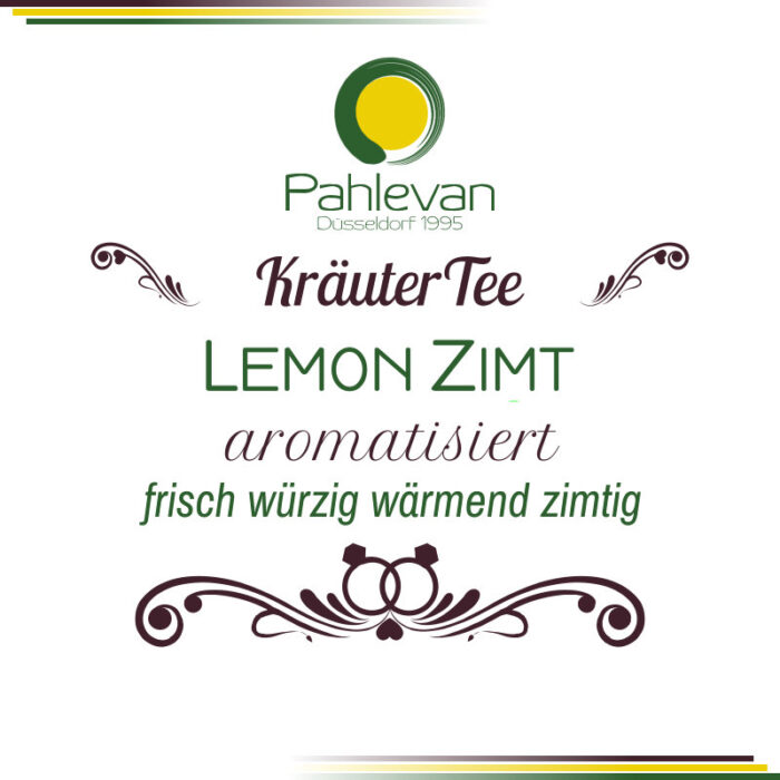 Kräutertee Lemon Zimt | frisch würzig wärmend zimtig von Tee Pahlevan