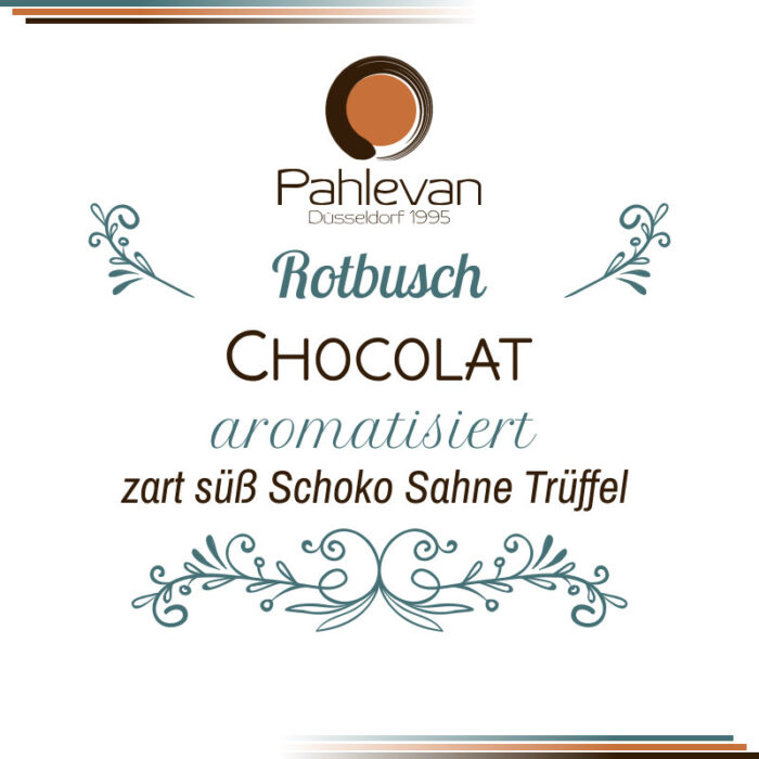 Rotbusch Tee Chocolat | zart süß Schoko Sahne Trüffel von Tee Pahlevan