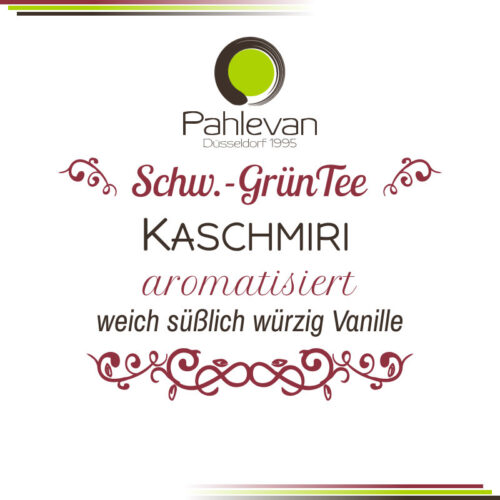Schwarzer Tee Kaschmiri | weich süßlich würzig mit Vanille von Tee Pahlevan