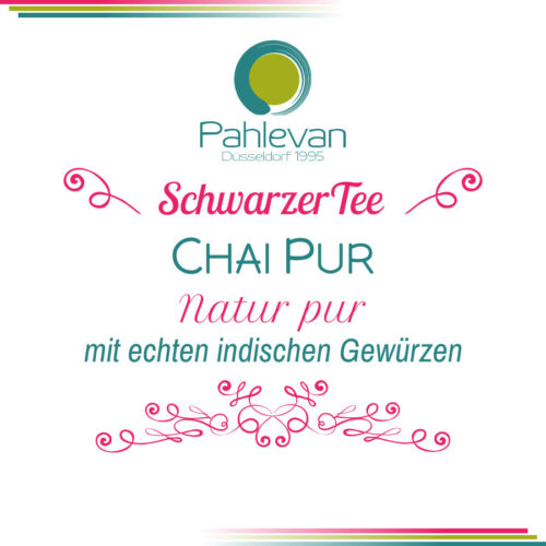 Schwarzer Tee Chai Pur | natur pur mit echten indischen Gewürzen von Tee Pahlevan