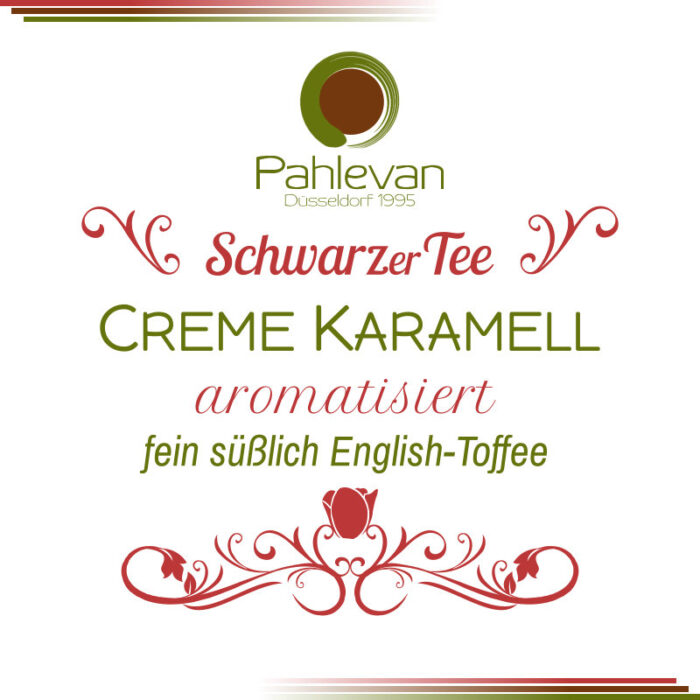 Schwarzer Tee Cream Karamell | fein süßlich wie English Toffee von Tee Pahlevan