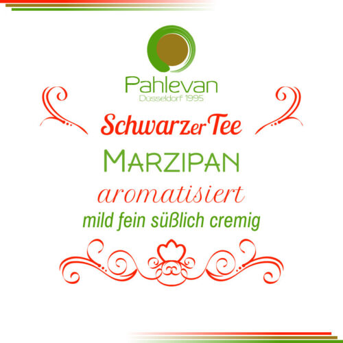 Schwarzer Tee Marzipan | mild fein süßlich cremig von Tee Pahlevan