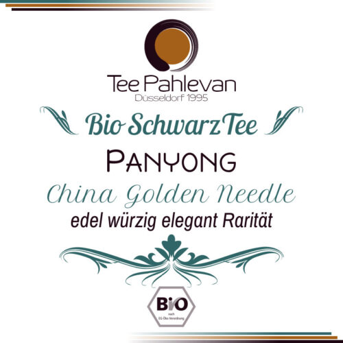 Bio Schwarzer Tee China Panyong | edel würzig elegant Rarität von Tee Pahlevan