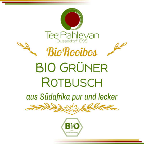 Bio Rotbusch Tee Grüner Rotbusch | aus Südafrika pur und lecker von Tee Pahlevan