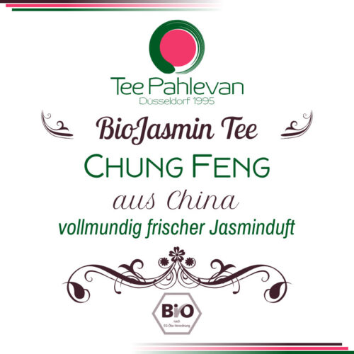 Bio Jasmintee Chung Feng | vollmundig frischer Jasminduft von Tee Pahlevan