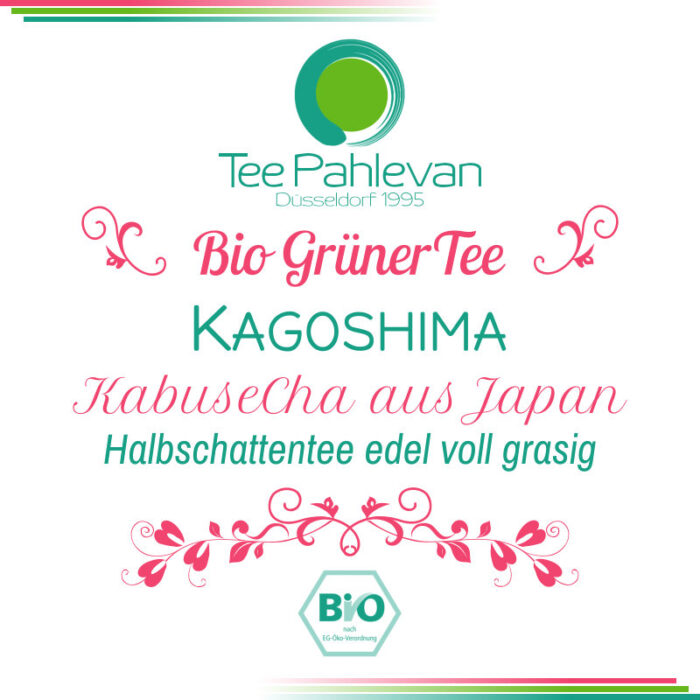 Bio Grüner Tee Kabusecha Kagoshima | aus Japan HalbSchattentee edel voll grasig von Tee Pahlevan