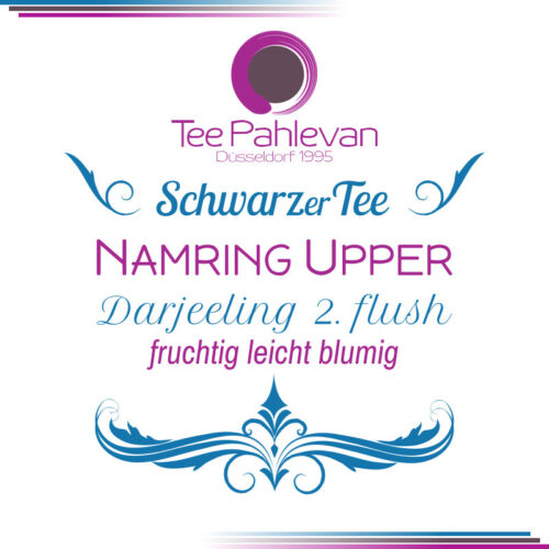 Schwarzer Tee Darjeeling Namring Upper second flush | fruchtig leicht blumig von Tee Pahlevan