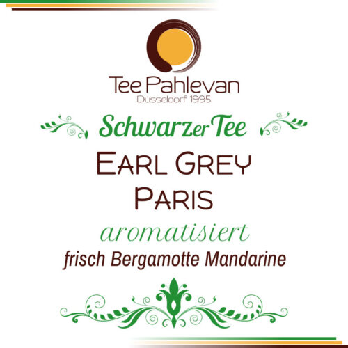 Earl Grey Paris | frisch fruchtig mit Bergamotte Mandarine von Tee Pahlevan