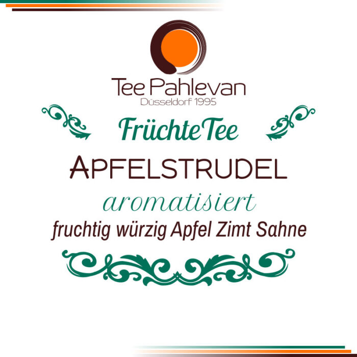 Früchtetee Apfelstrudel | fruchtig würzig mit Apfel, Zimt und Sahne Note von Tee Pahlevan