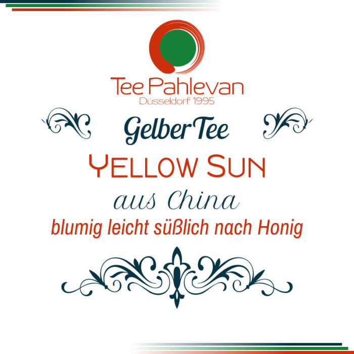 Gelber Tee Yellow Sun | blumig leicht süßlich nach Honig von Tee Pahlevan