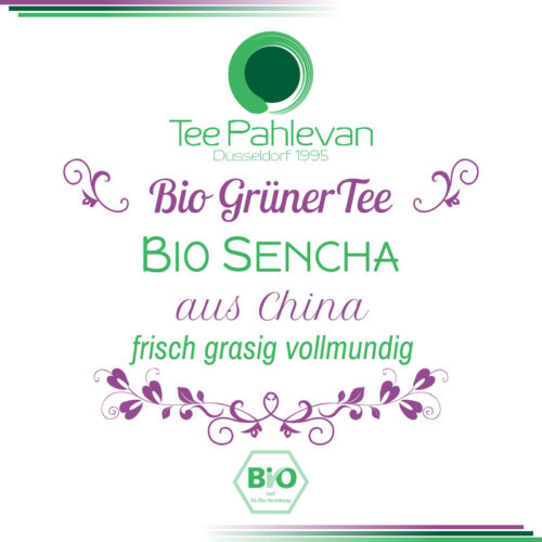 Bio Grüner Tee Sencha | China frisch grasig vollmundig von Tee Pahlevan