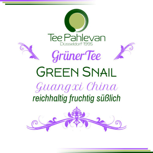 Grüner Tee Green Snail | China reichhaltig fruchtig süßlich von Tee Pahlevan