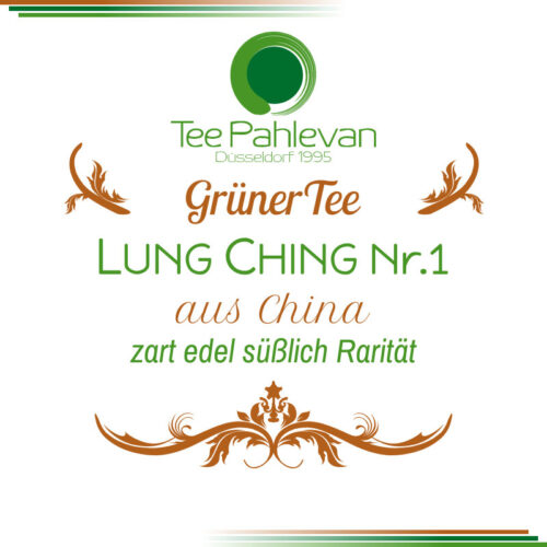 Grüner Tee Lung Ching No. 1 | China zart edel süßlich Rarität von Tee Pahlevan