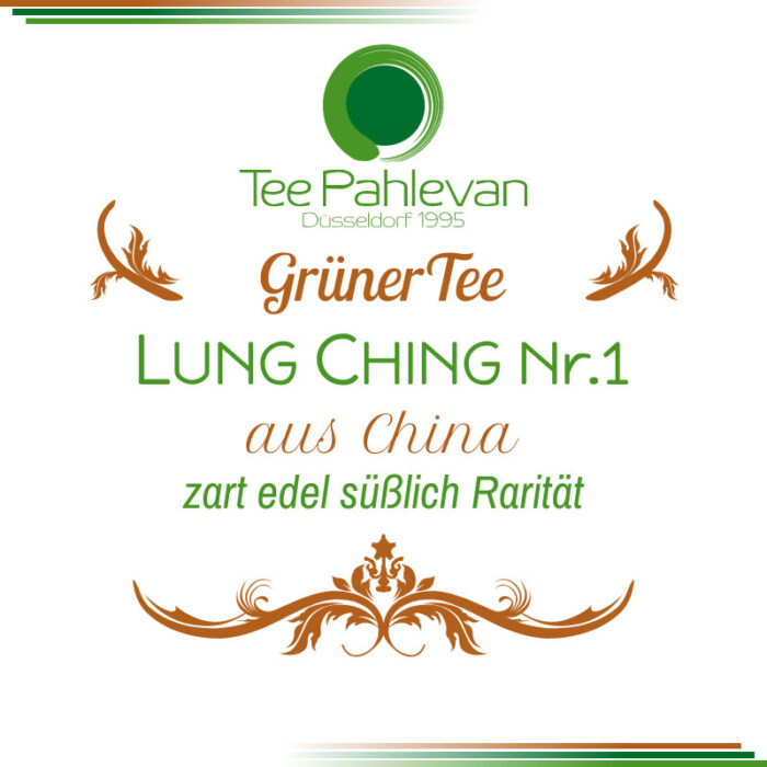 Grüner Tee Lung Ching No. 1 | China zart edel süßlich Rarität von Tee Pahlevan