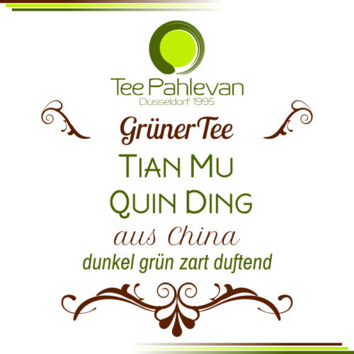 Grüner Tee Tian Mu Quing Ding | China dunkel grün zart duftend von Tee Pahlevan