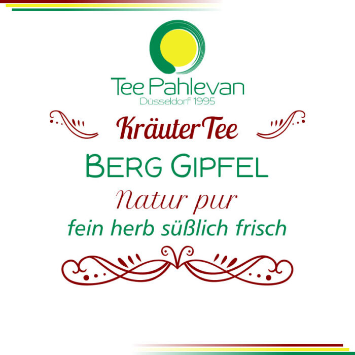 Naturbelassener Kräutertee Berg Gipfel