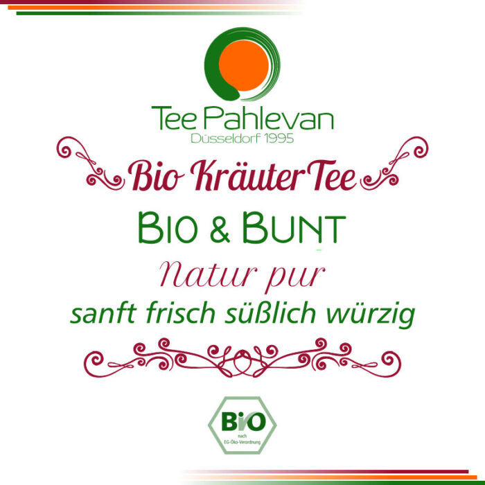 Bio Kräuterteemischung Bio und Bunt