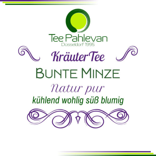 Kräutertee Bunte Minze | kühlend wohlig süß blumig von Tee Pahlevan