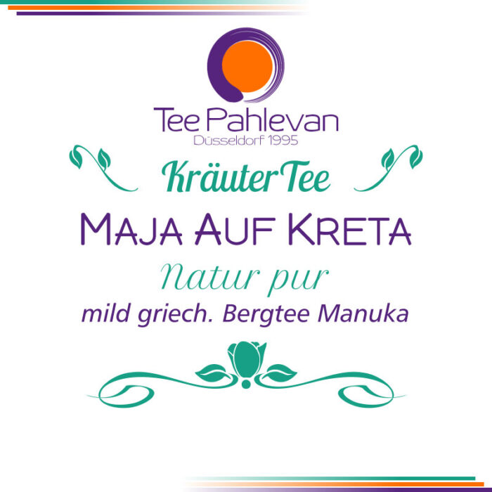 Naturbelassene Kräuterteemischung Maja auf Kreta