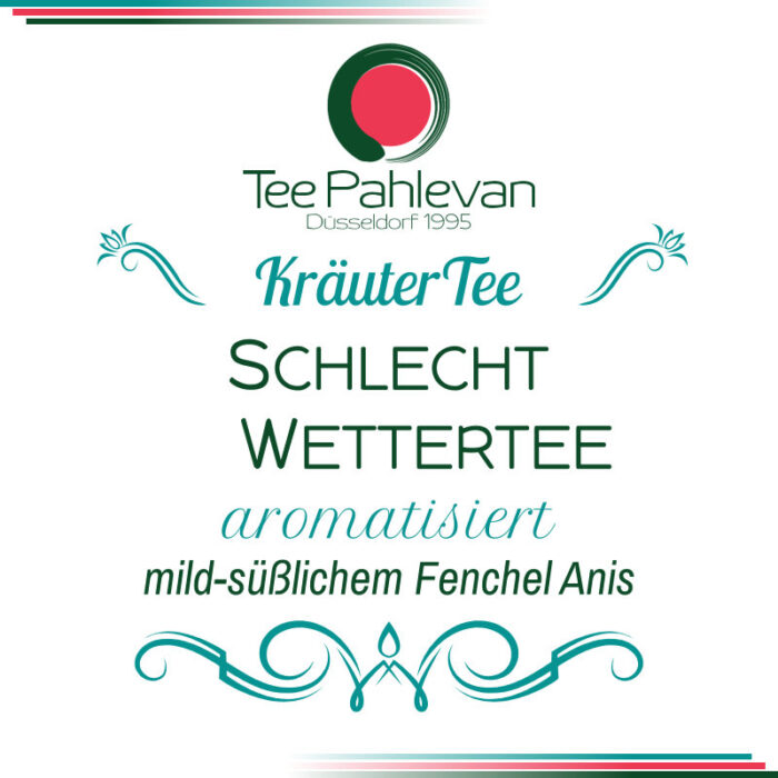 Kräutertee Schlechtwetter Tee | mild süßlichem Fenchel Anis von Tee Pahlevan