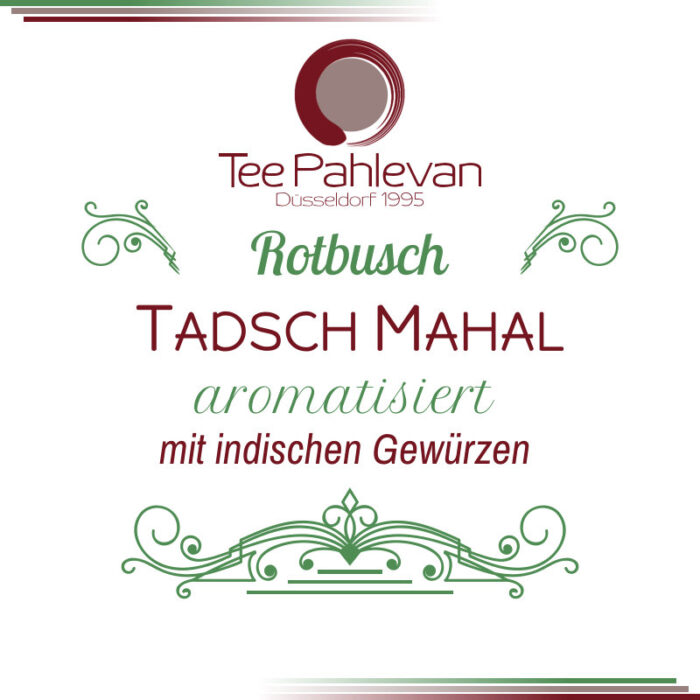 Rotbusch Tee Tadsch Mahal | mit indischen Gewürzen von Tee Pahlevan