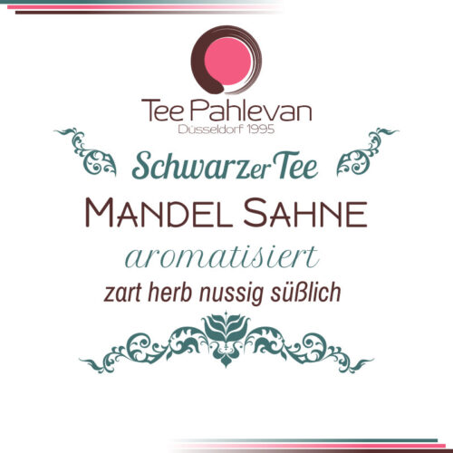 Schwarzer Tee Mandel Sahne | zart herb nussig süßlich von Tee Pahlevan