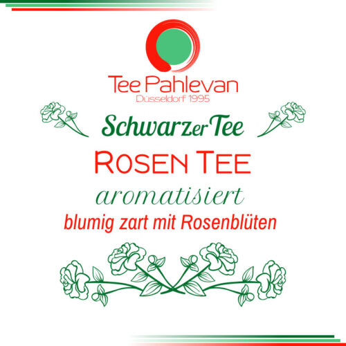 Schwarzer Tee Rosen Tee | blumig zart süßlich mit Rosenblüten von Tee Pahlevan