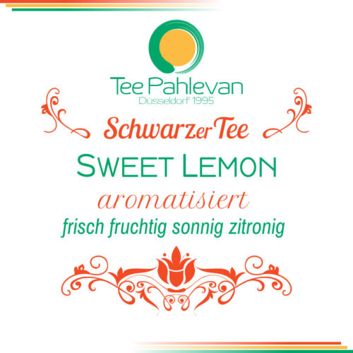 Schwarzer Tee Sweet Lemon | frisch fruchtig sonnig zitronig von Tee Pahlevan