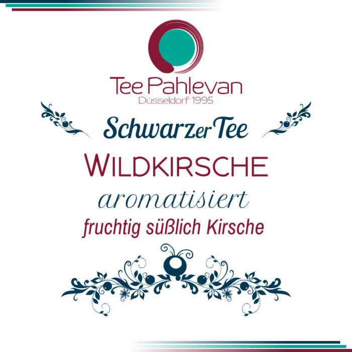 Schwarzer Tee Wildkirsche | fruchtig süßlich Sommerlich von Tee Pahlevan