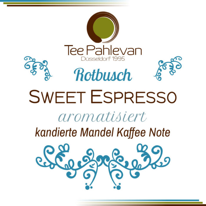 Rotbuschteemischung aromatisiert Sweet Espresso