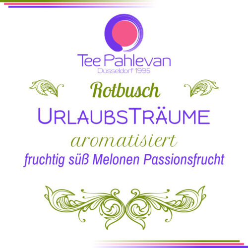 Rotbuschteemischung aromatisiert Urlaubsträume